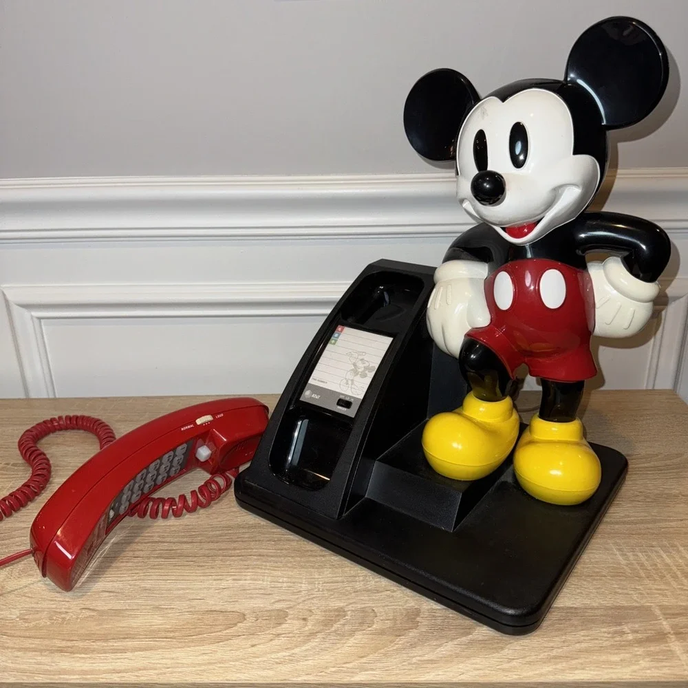 VTG 1994 Mickey‎ Mouse AT&T Landline Push Button Telephone Tested 